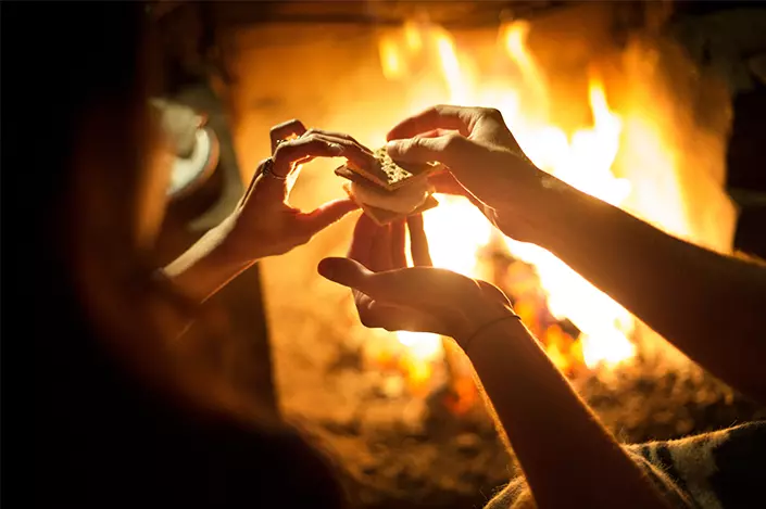 roasting smores