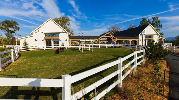 SkyLand Ranch yard for animals