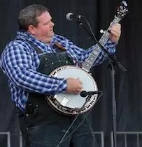 Gary Biscuit Davis playing banjo