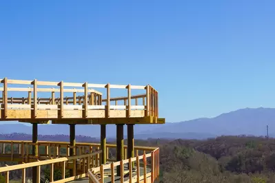 Legacy Lookout observation tower at SkyLand Ranch