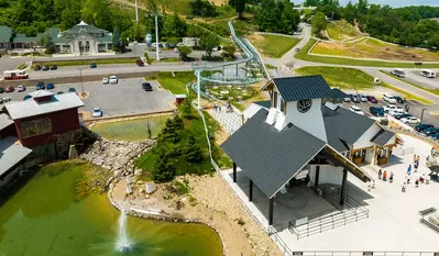 aerial view of SkyLand Ranch area