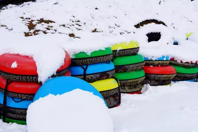 Snow Tubes at Rowdy Bear's Smoky Mountain Snowpark