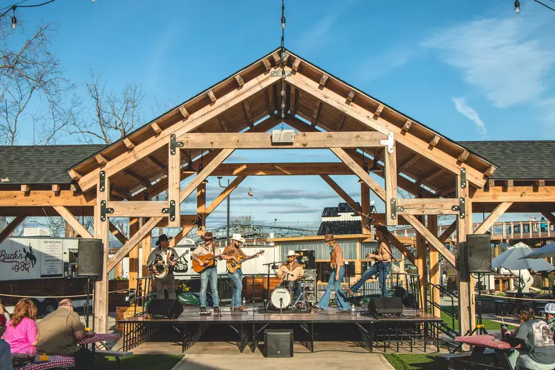 stage at SkyLand Ranch
