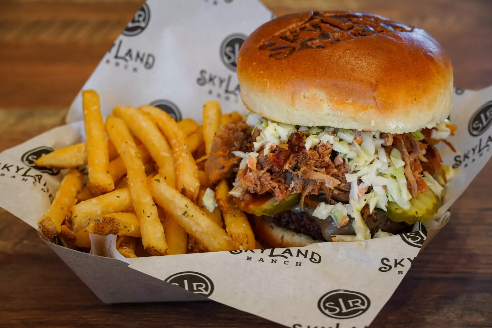 pulled pork BBQ sandwich