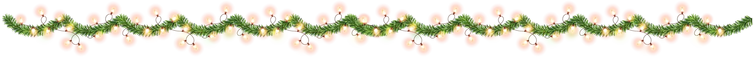 wreath garland with lights